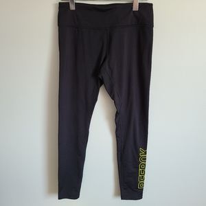 REEBOK Black Fleece Lined Legging SIZE MEDIUM NWOT